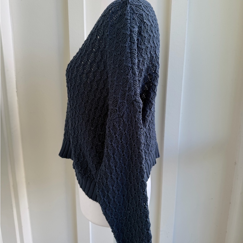 Z Supply Blue Knit Sweater- Size XS - Picture 5 of 8